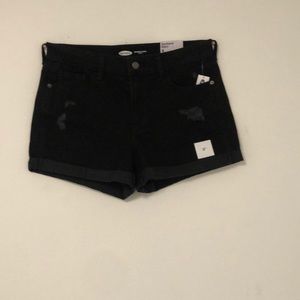 Size 8 Black Jean Shorts